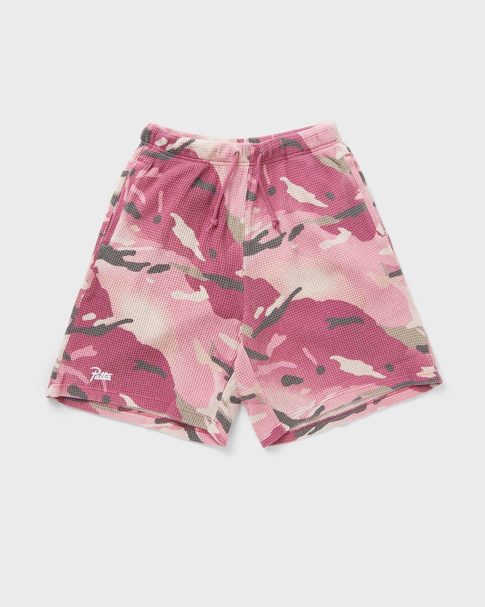 Cactus Flower Camo Waffle Shorts