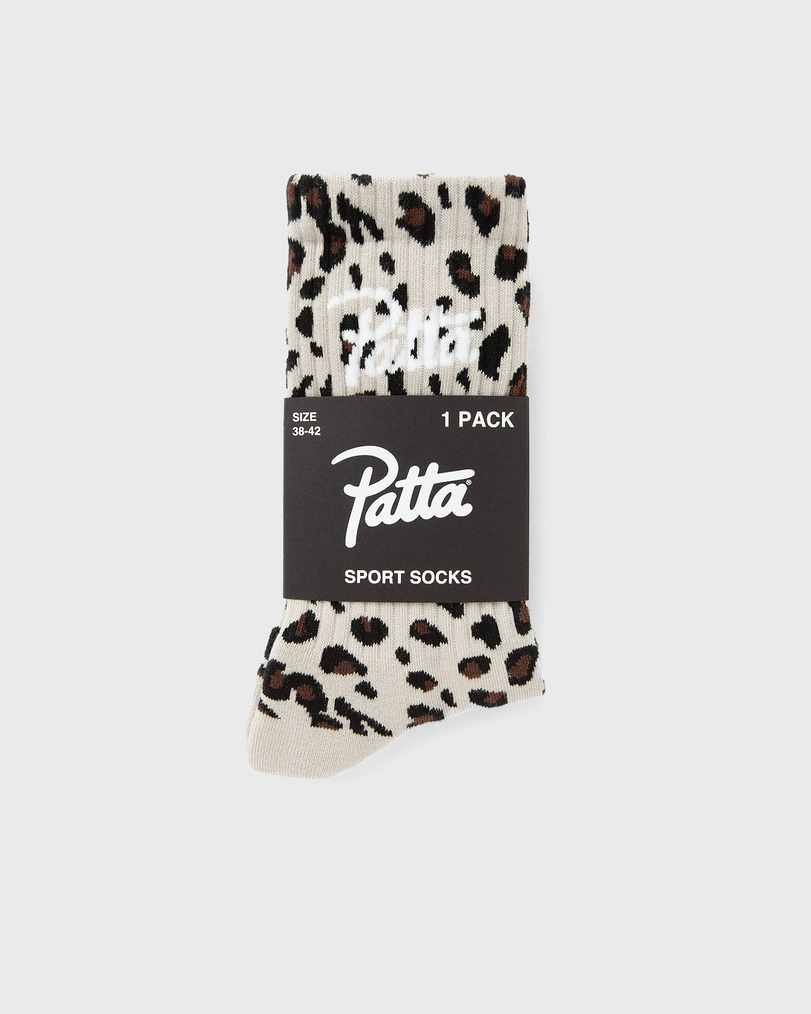 Leopard Script Logo Sport Socks (1 Pack)