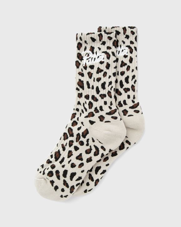 Leopard Script Logo Sport Socks (1 Pack)
