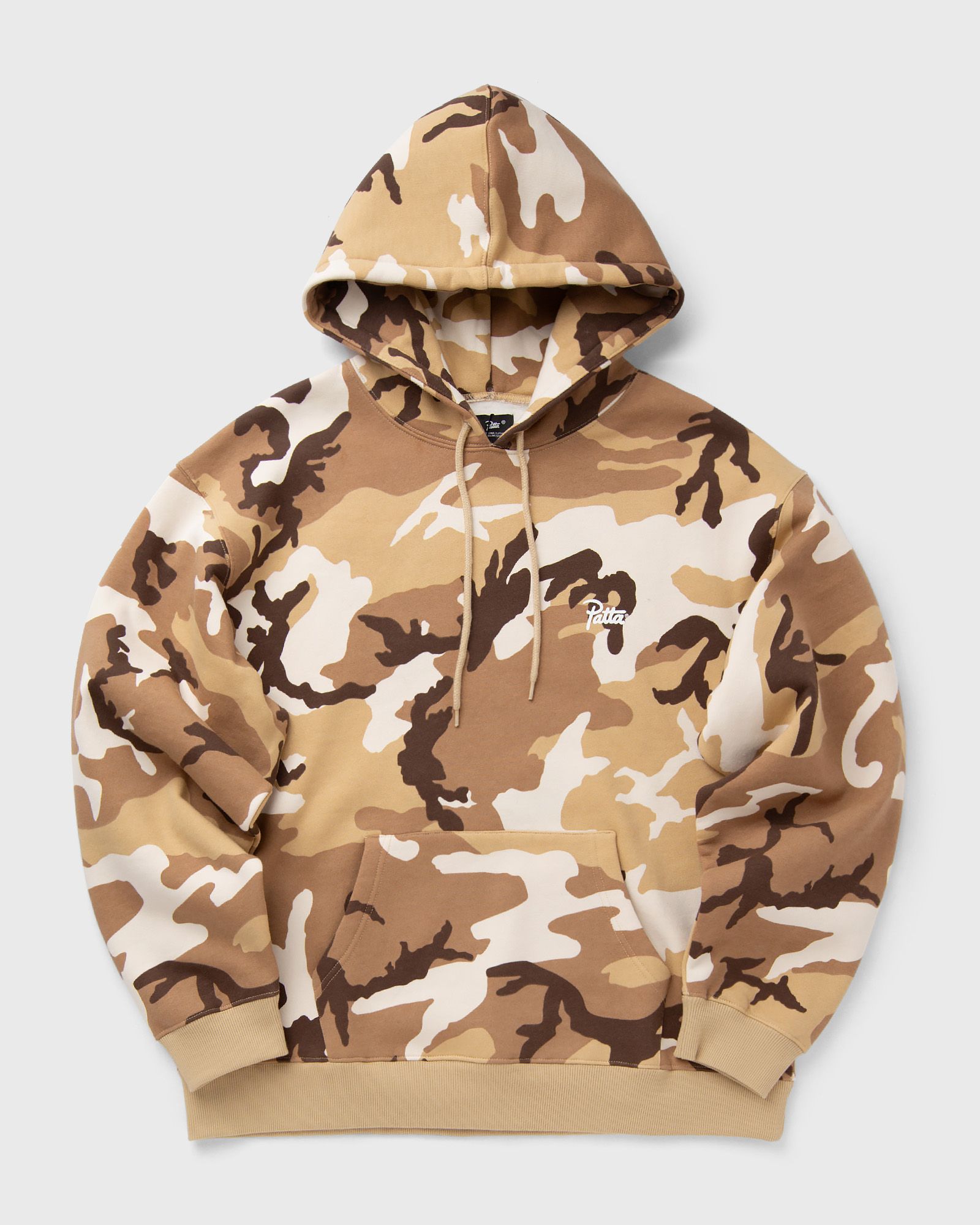 Bark Woodland Camo Boxy Hooded Sweater