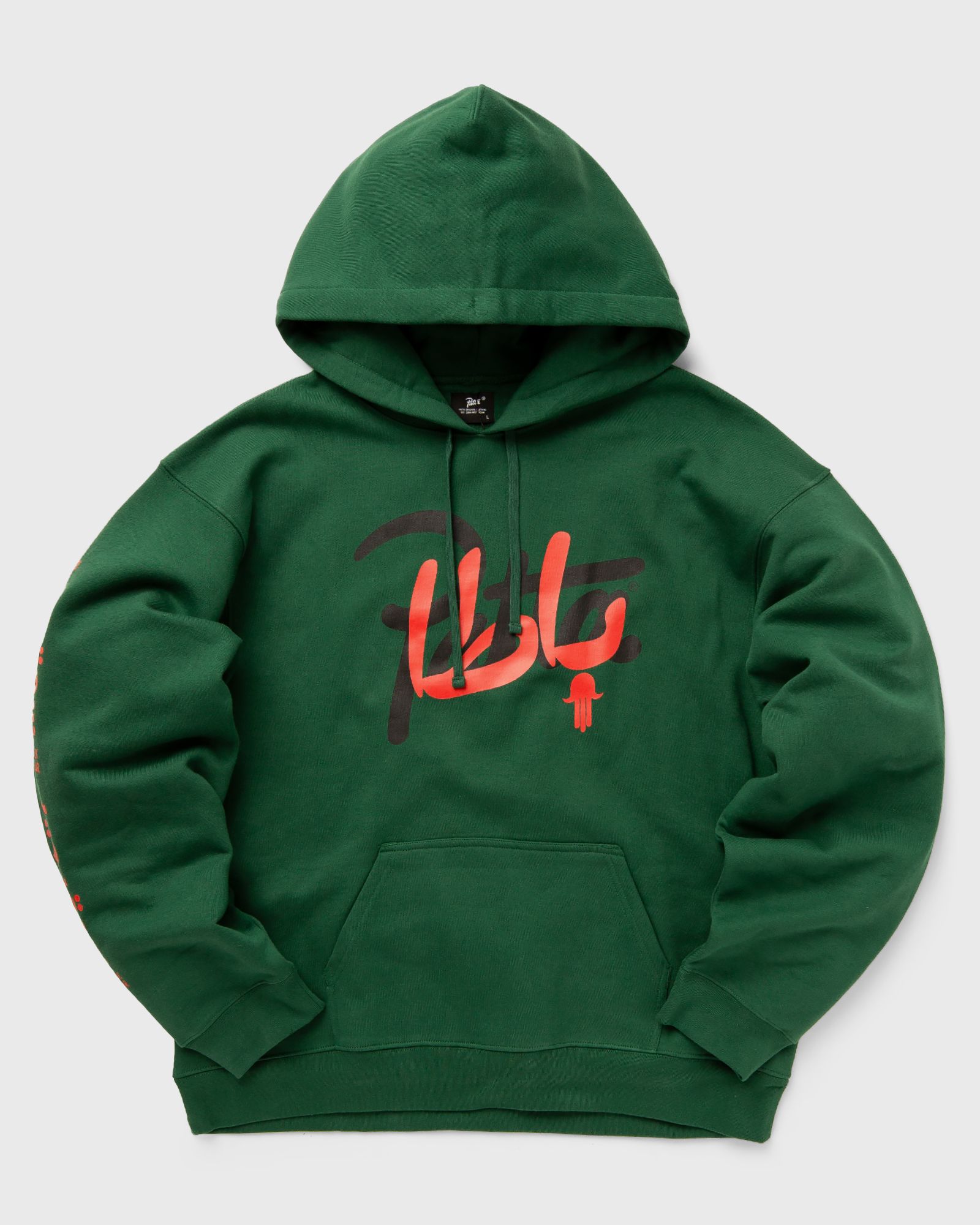 PATTA X ANDY WAHLOO SCRIPT LOGO BOXY HOODED SWEATER