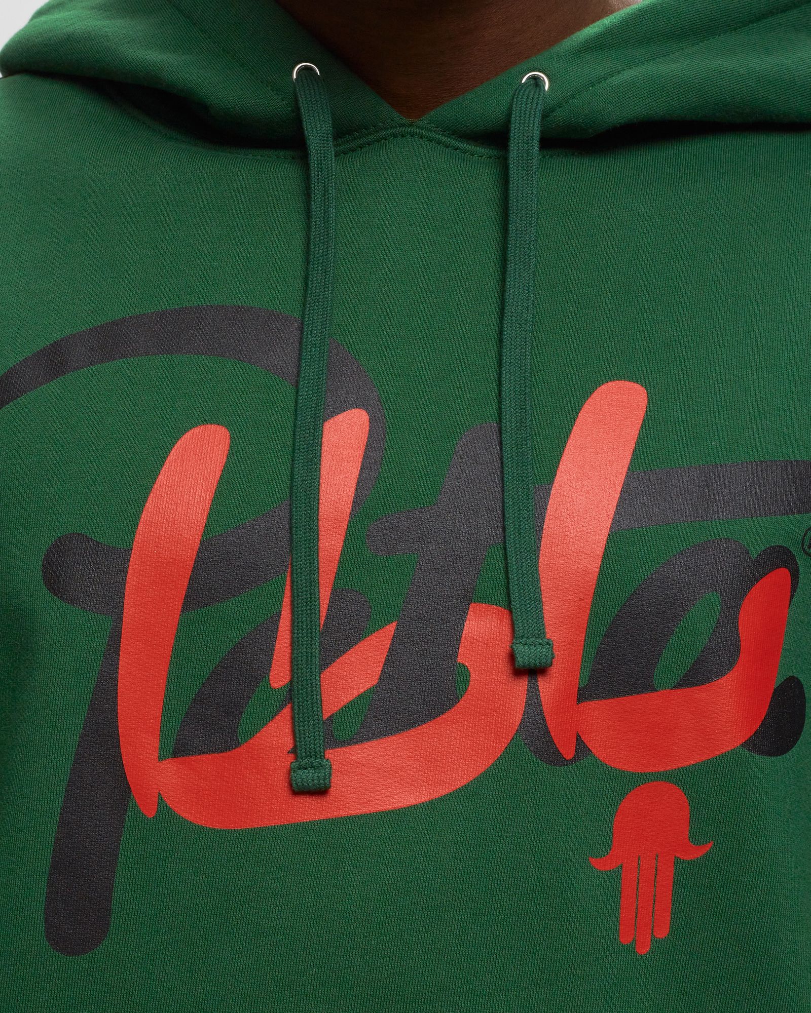 PATTA X ANDY WAHLOO SCRIPT LOGO BOXY HOODED SWEATER