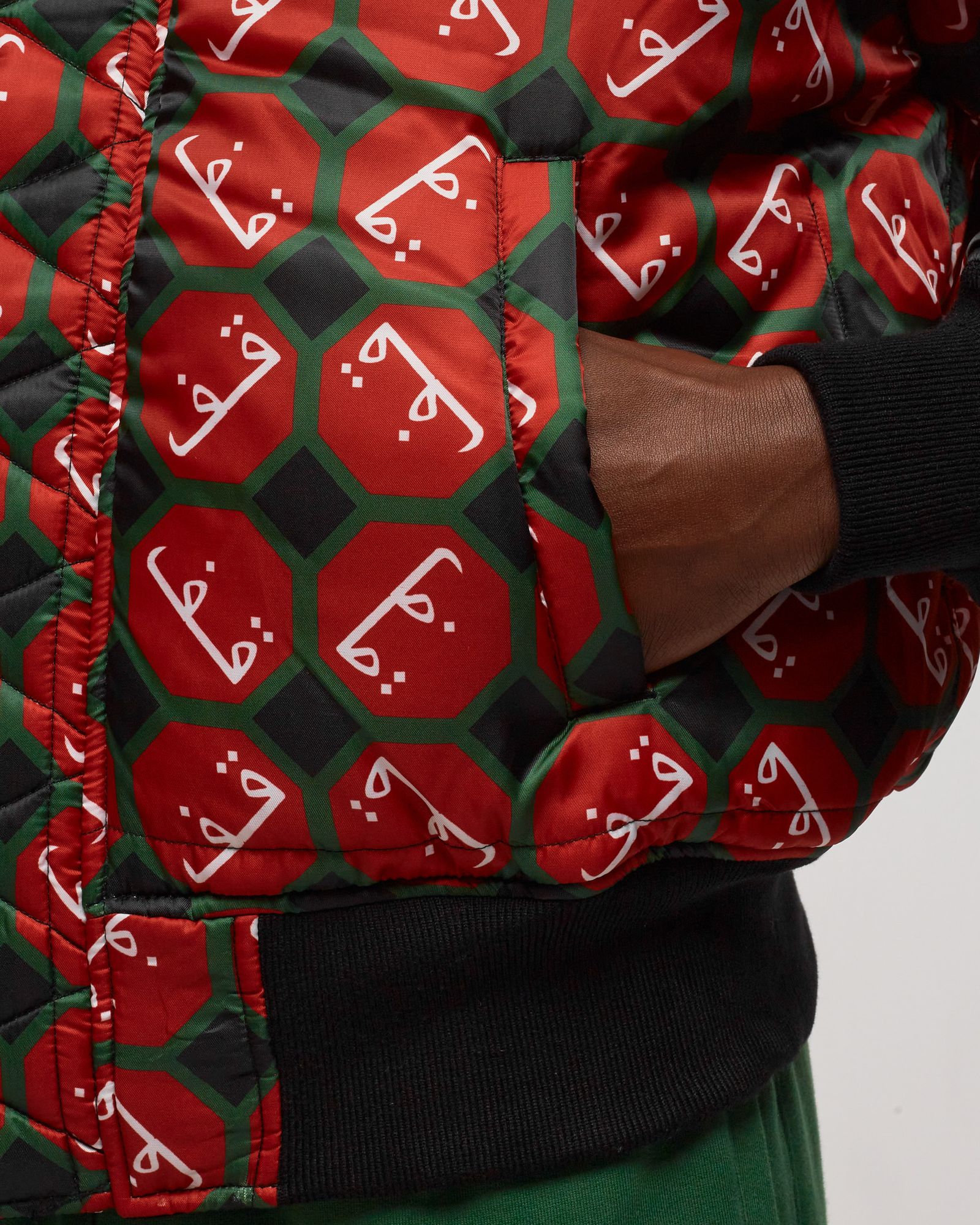 PATTA X ANDY WAHLOO REVERSIBLE BOMBER JACKET