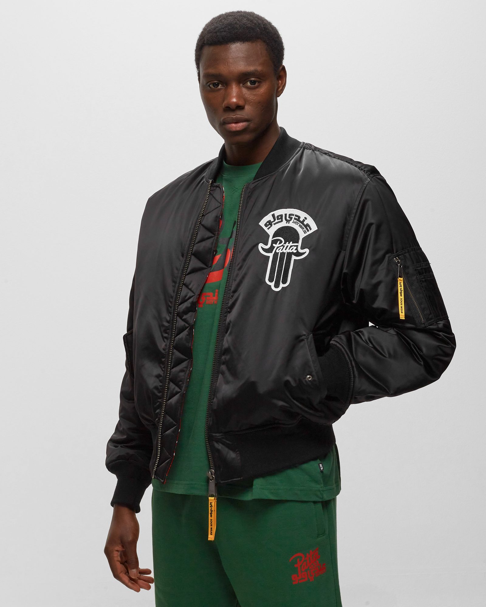 PATTA X ANDY WAHLOO REVERSIBLE BOMBER JACKET