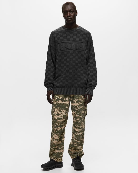 PEARL RIBBED KNITTED SWEATER