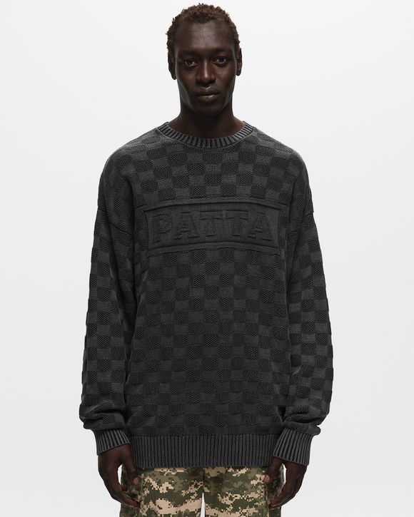 PEARL RIBBED KNITTED SWEATER