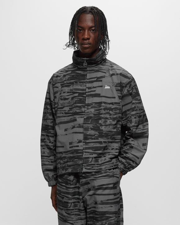 PATTA RIBBONS NYLON M2 TRACK JACKET Black/Grey | BSTN Store