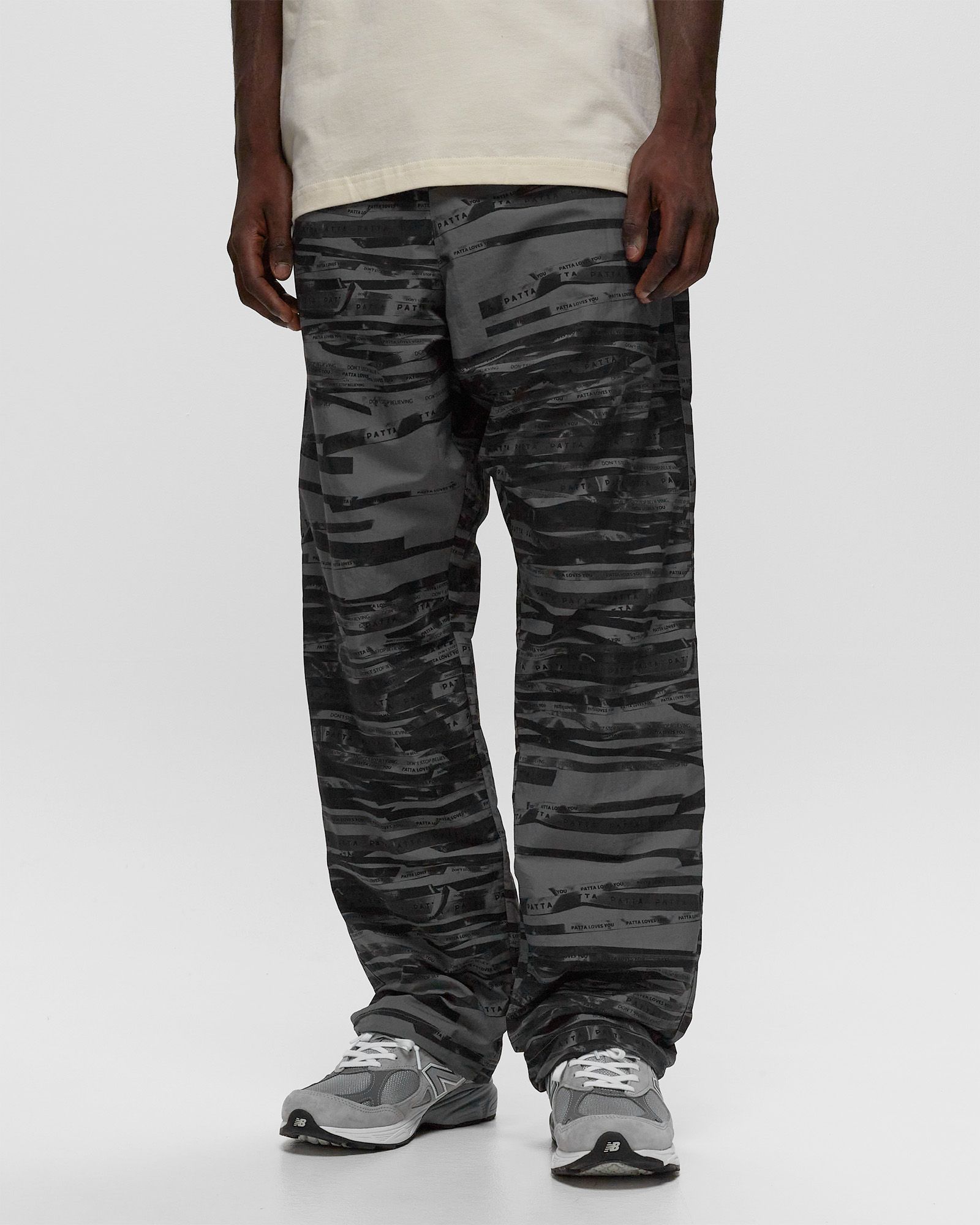 RIBBONS NYLON M2 TRACK PANTS
