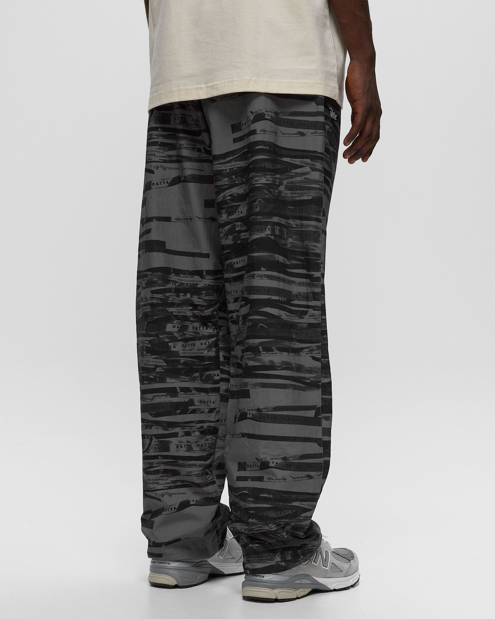 RIBBONS NYLON M2 TRACK PANTS