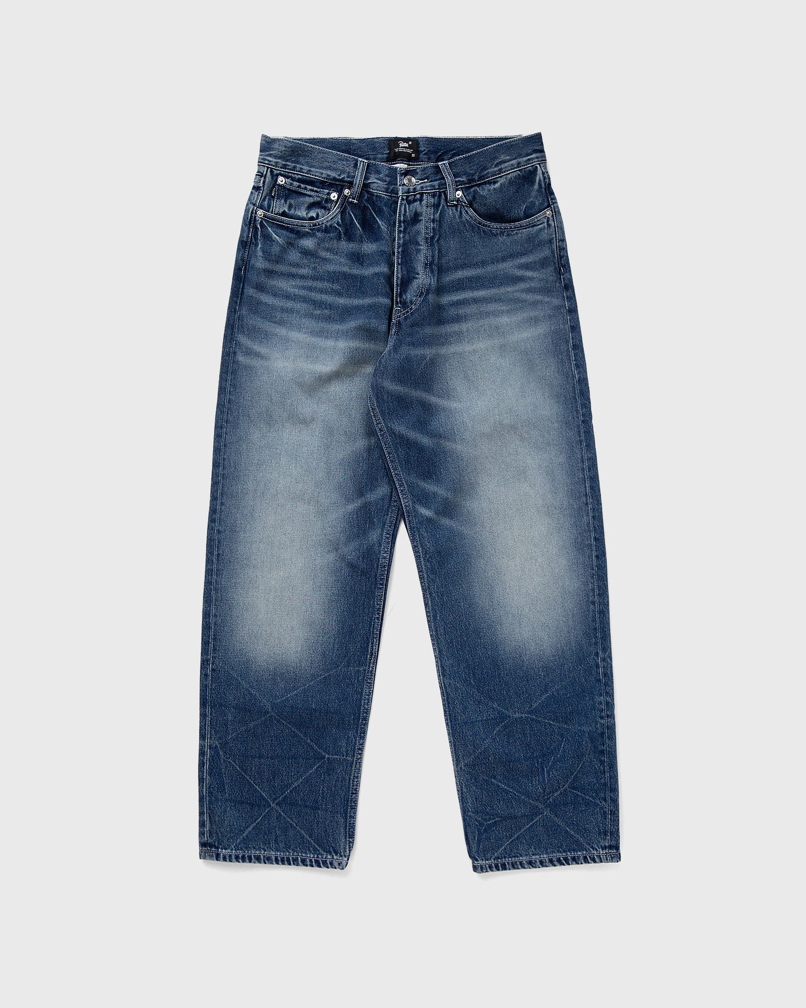 PATTA - washed denim pants men jeans blue in größe:xxl