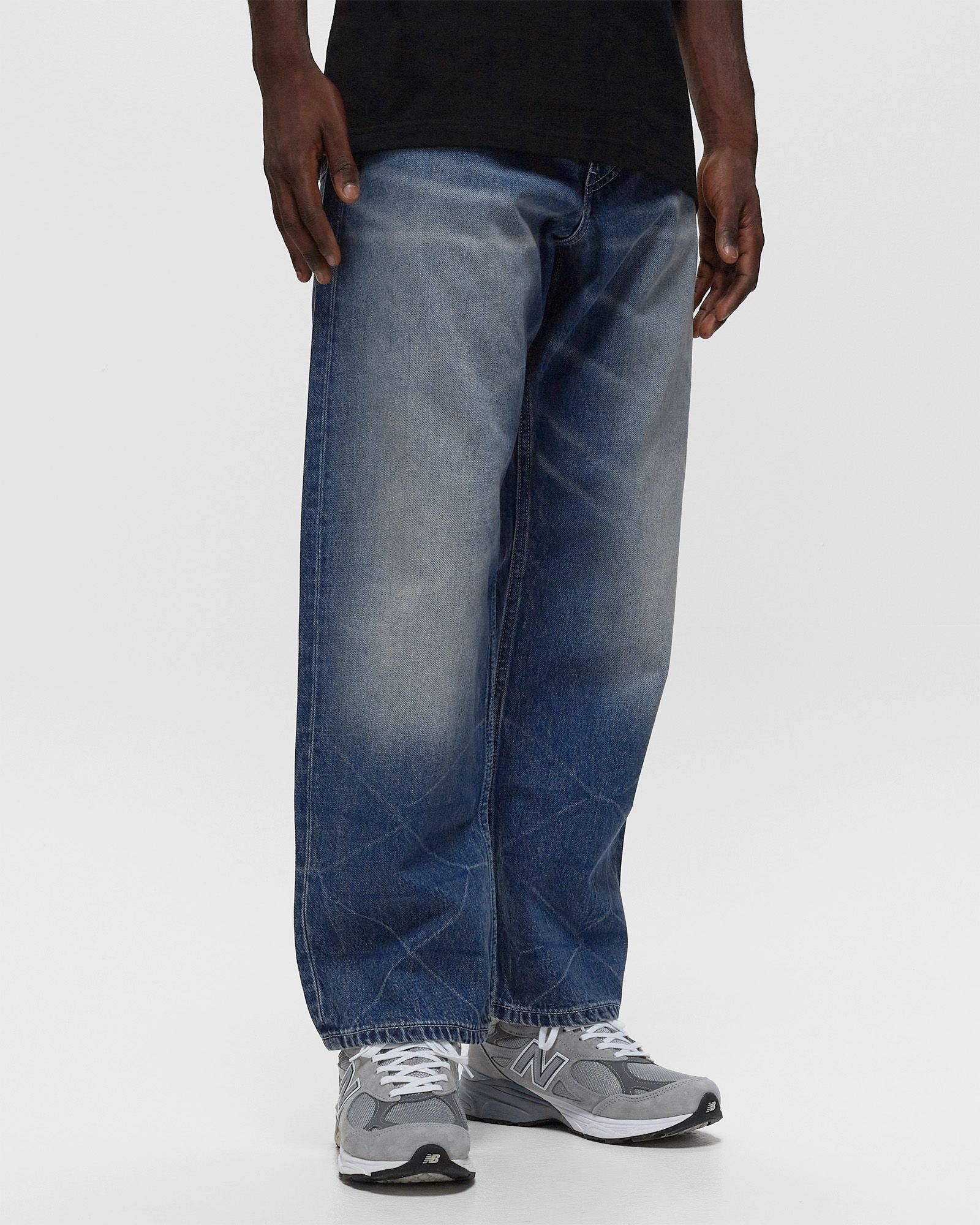 WASHED DENIM PANTS