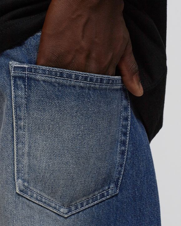 WASHED DENIM PANTS