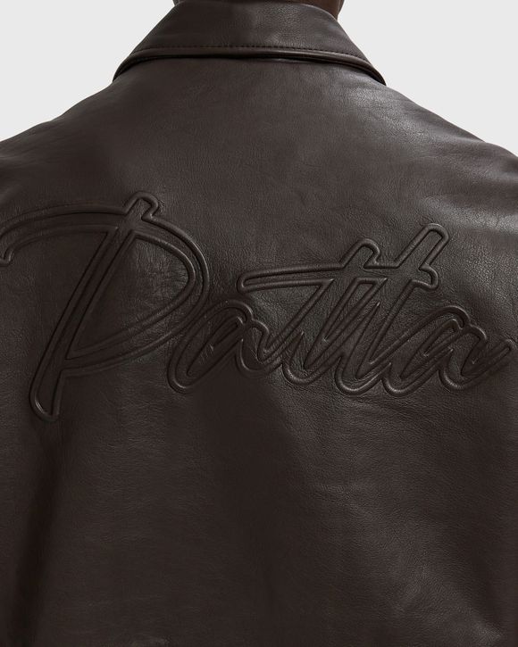 Patta Leather Bomber Jacket