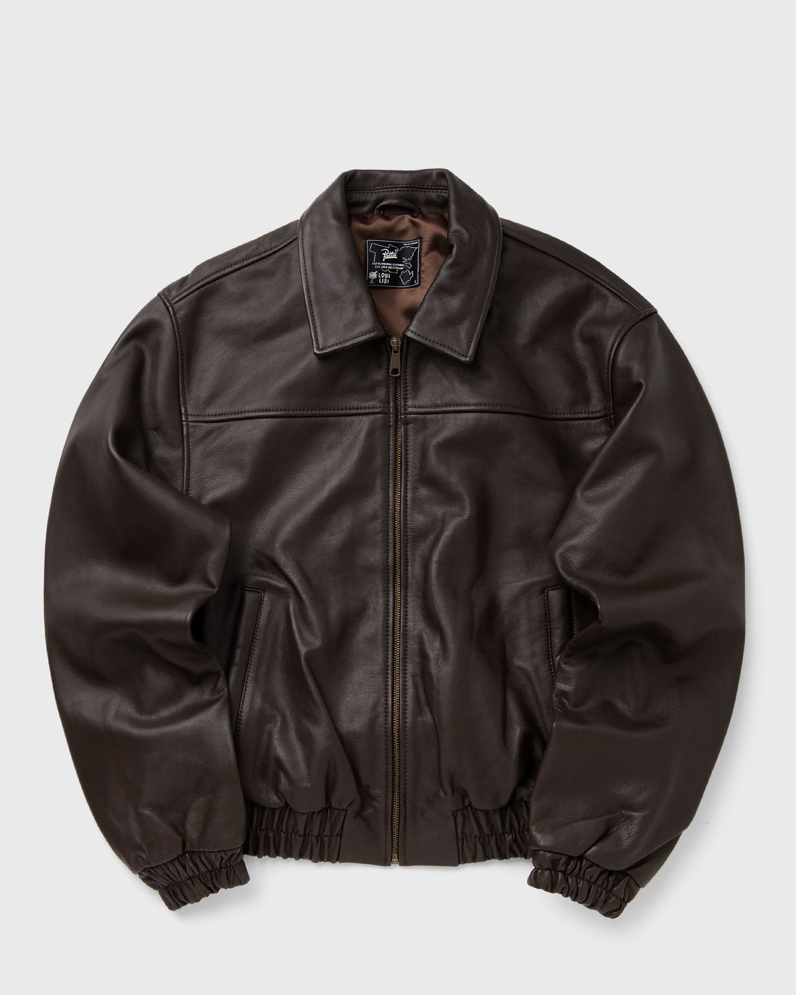 Patta Leather Bomber Jacket