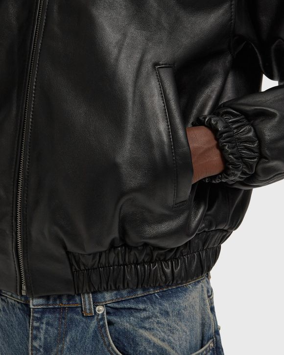 Patta Leather Bomber Jacket