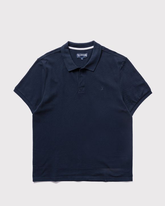 Arte Antwerp Knit Square Polo Blue/White | BSTN Store