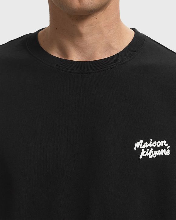 Maison Kitsune HANDWRITING OVERSIZE TEE Black | BSTN Store