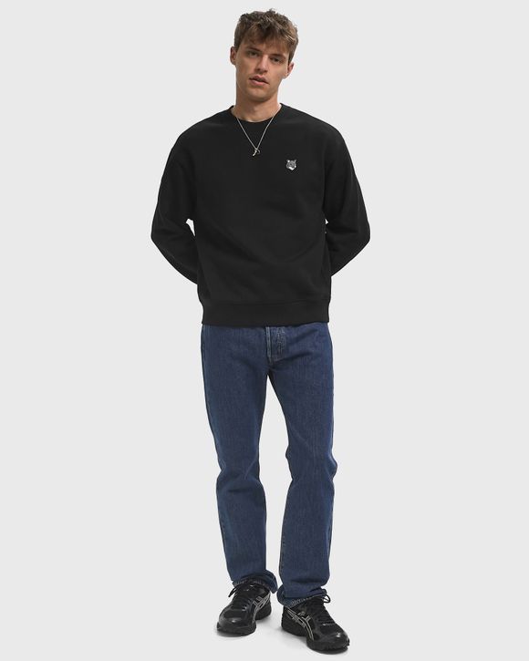 Maison Kitsune FOX HEAD COMFORT SWEATSHIRT White | BSTN Store
