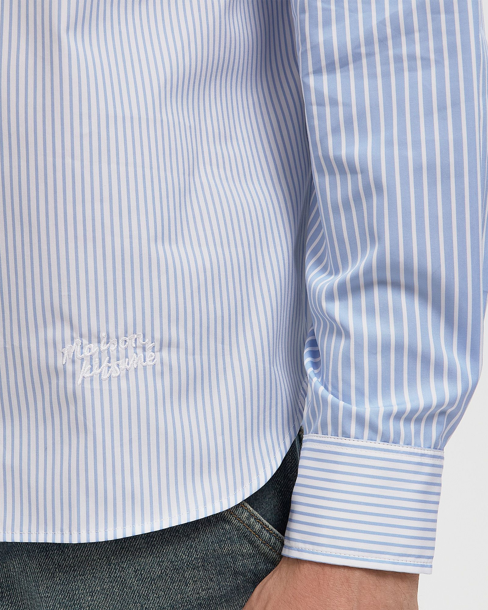 HANDWRITING PATCHWORK SHIRT