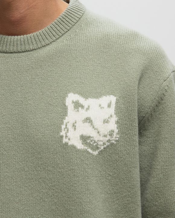 FOX HEAD INTARSIA MERINO JUMPER