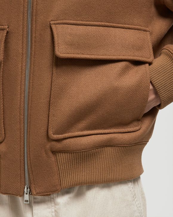 SHEARLING COLLAR JACKET