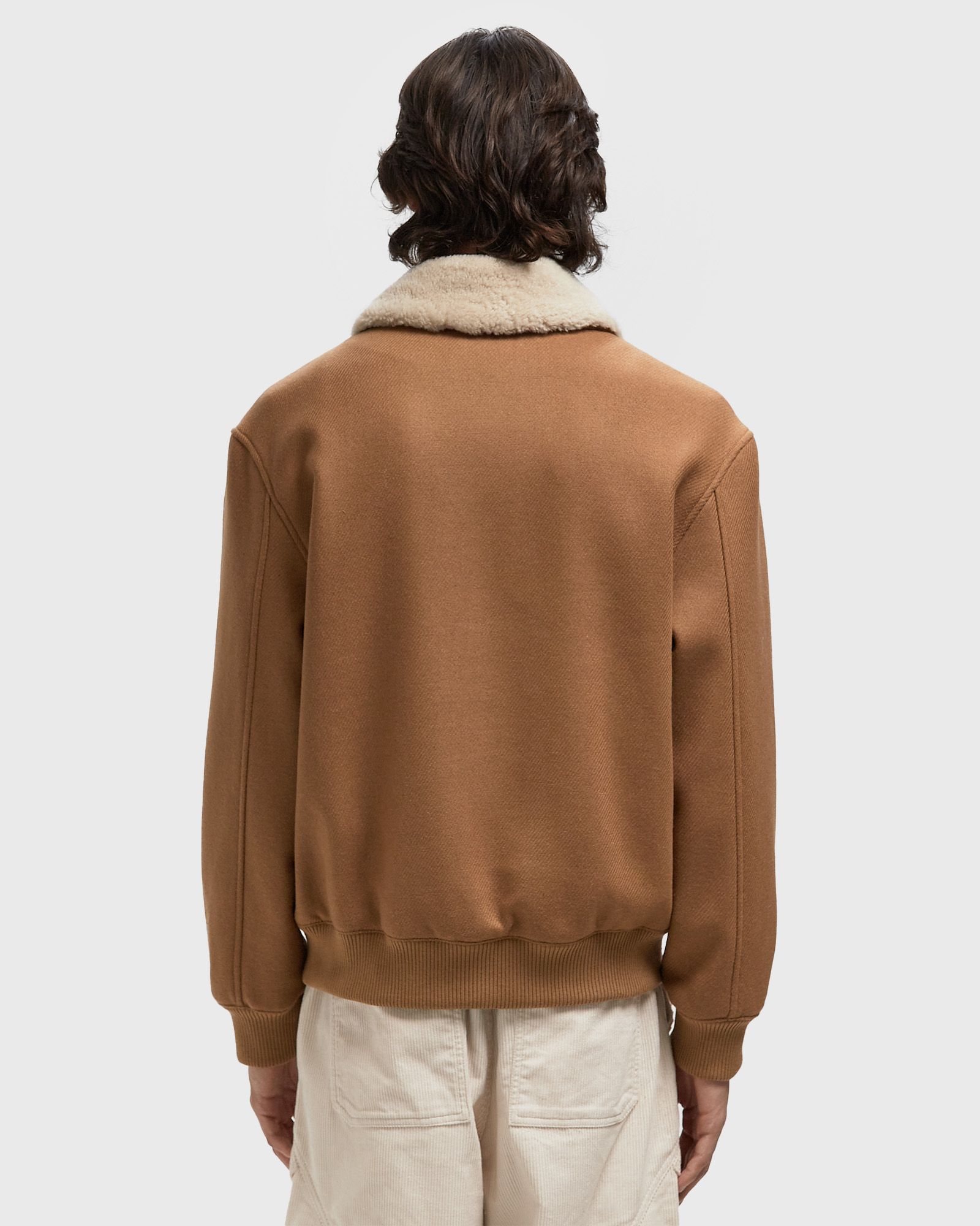 SHEARLING COLLAR JACKET