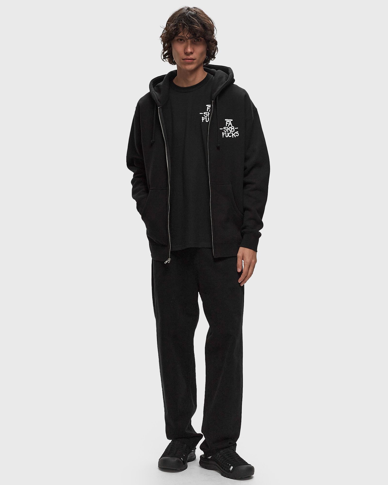 Fucking Awesome SK8 Fucks Zip Hoodie Black | BSTN Store