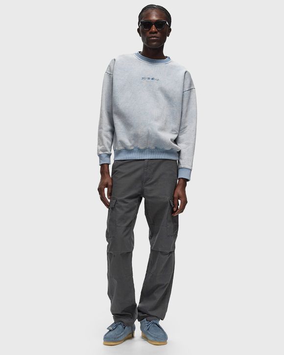 【FUCKING AWESOME】Little Stamp Snow Wash Crew Fucking Awesome Little Stamp Snow Wash Crew Blue | BSTN Store