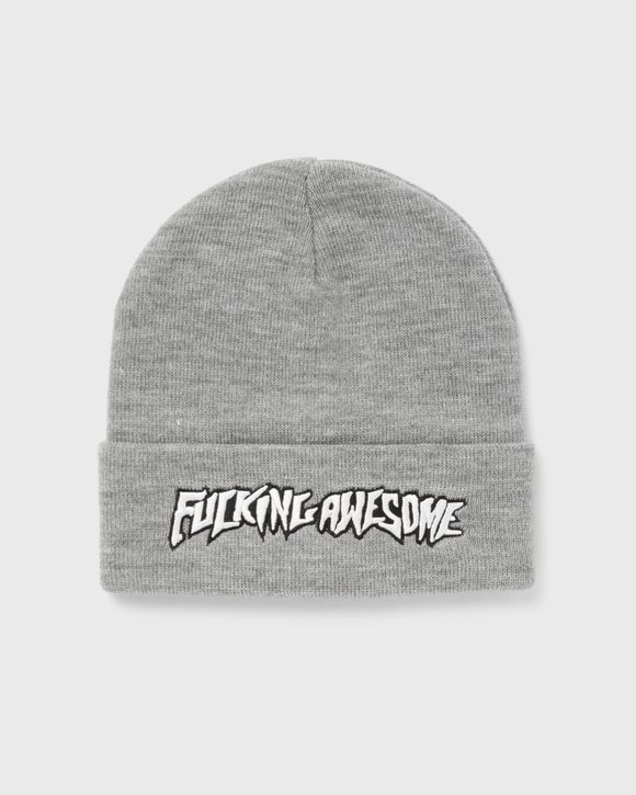 Fucking Awesome Stamp Cuff Beanie Grey | BSTN Store