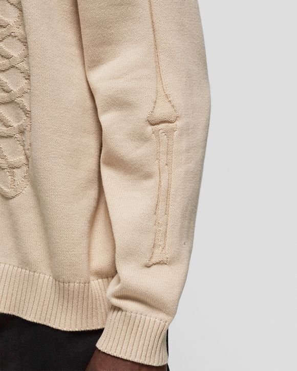 Fucking Awesome Skeleton Sweater Beige | BSTN Store