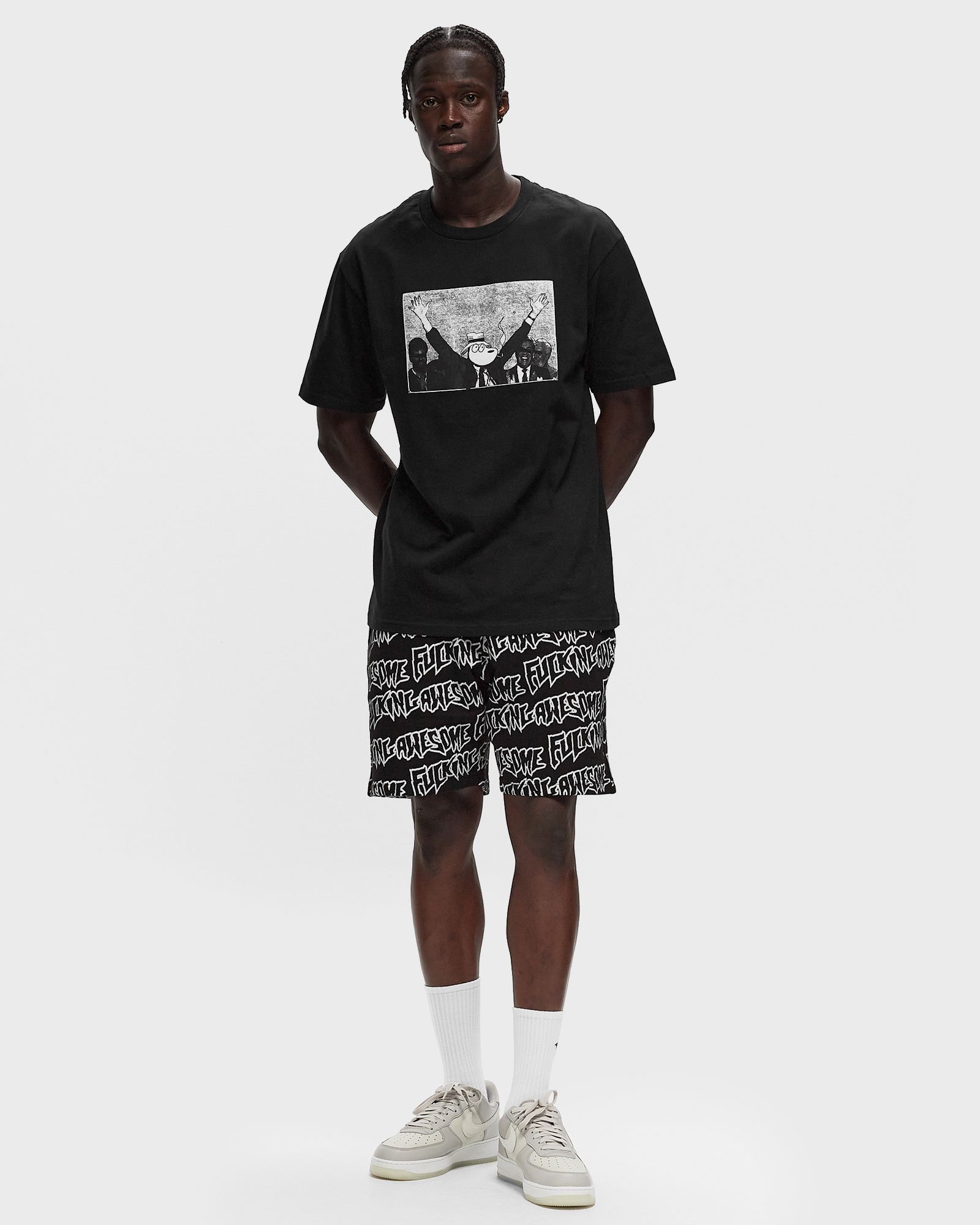 AOP Stamp Sweatshorts