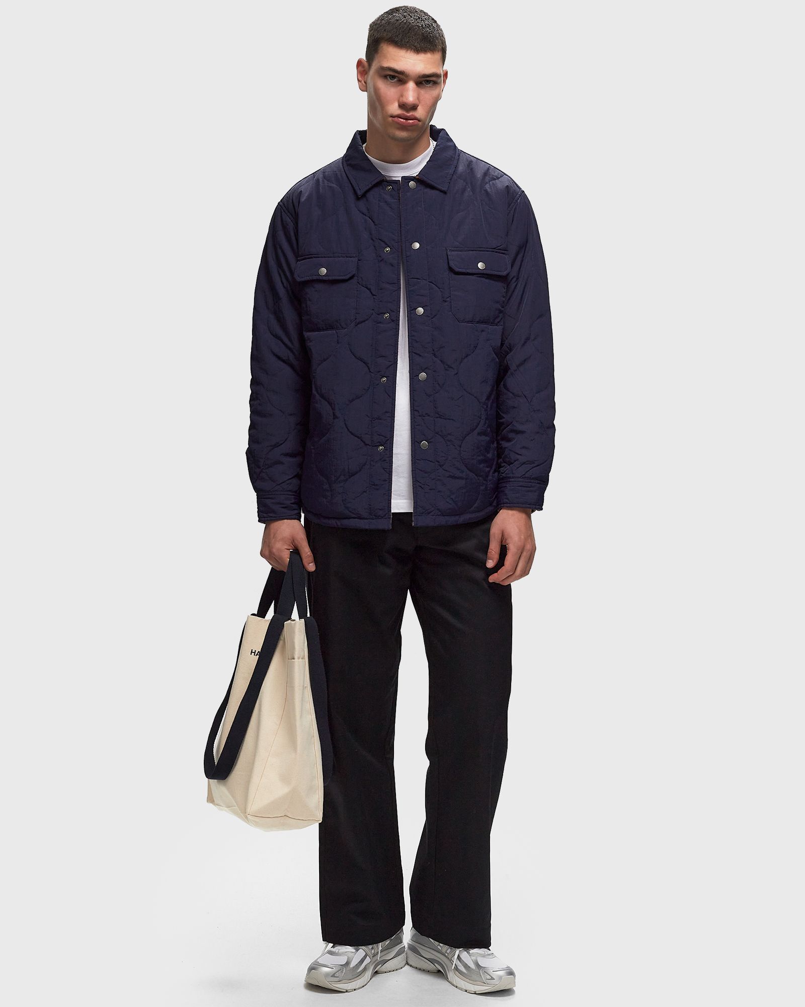 REVERSIBLE QUILTED OVERSHIRT