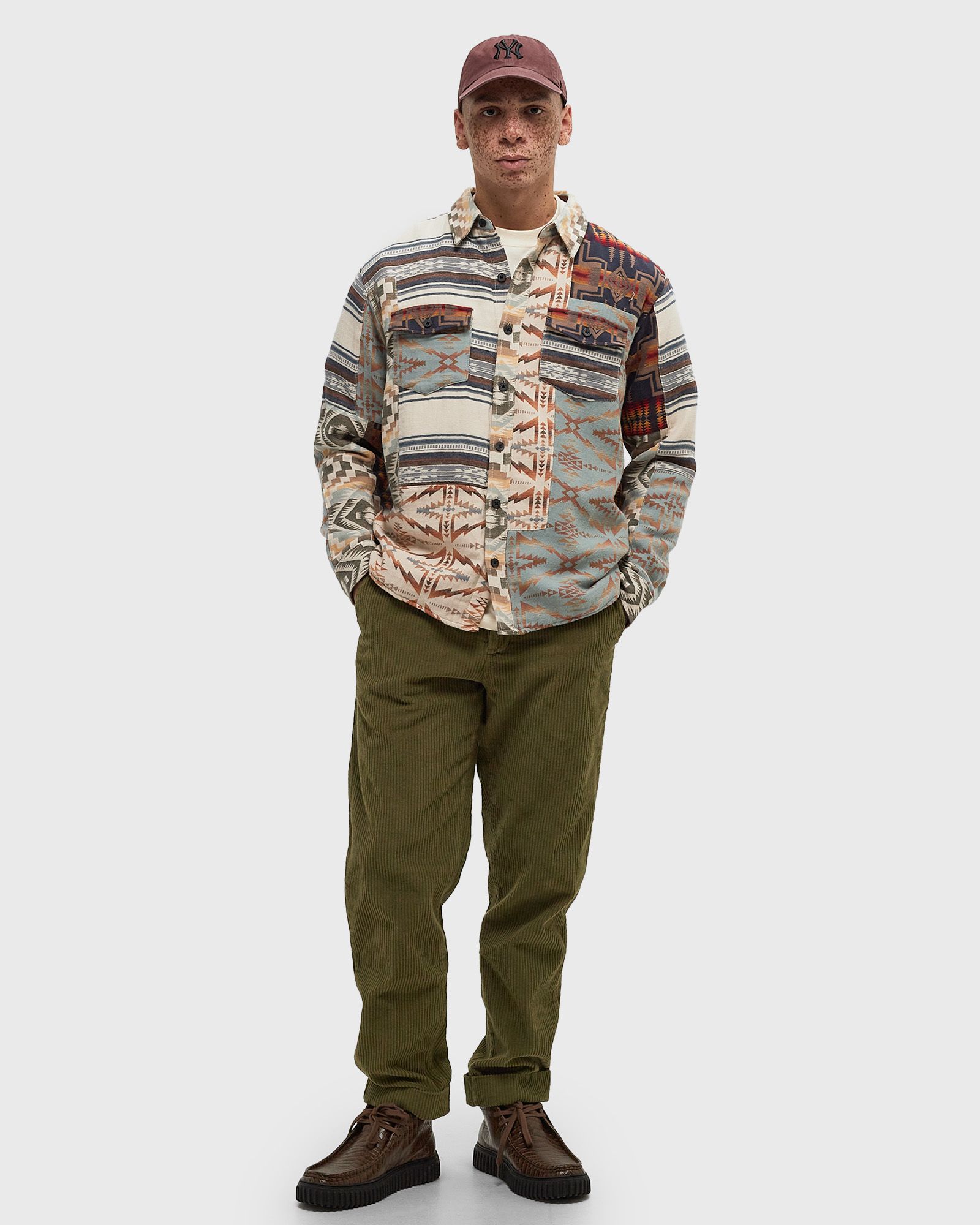 LA PINE PATCHWORK OVERSHIRT