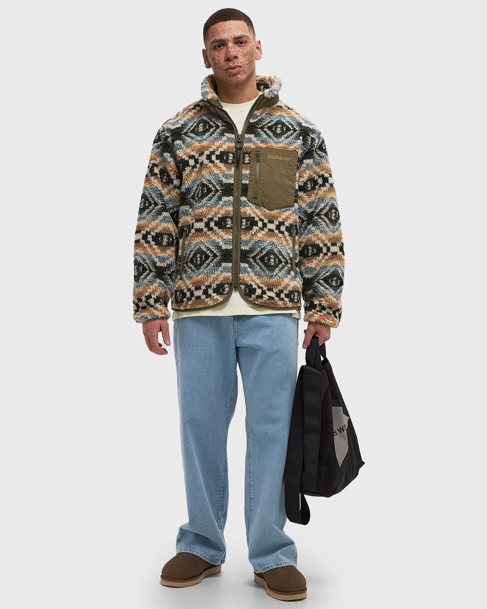 ZIP THROUGH FLEECE JACKET