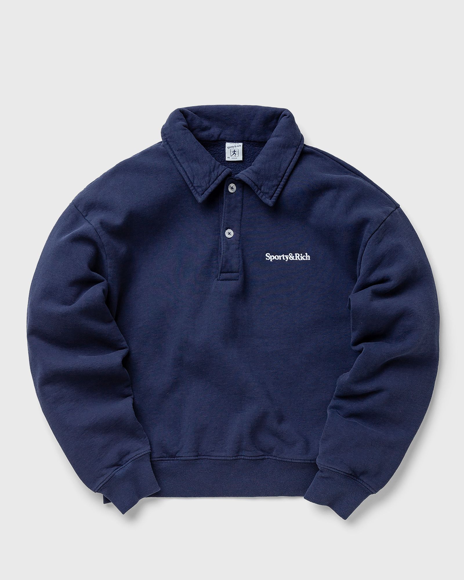 Serif Logo Embroidered Polo