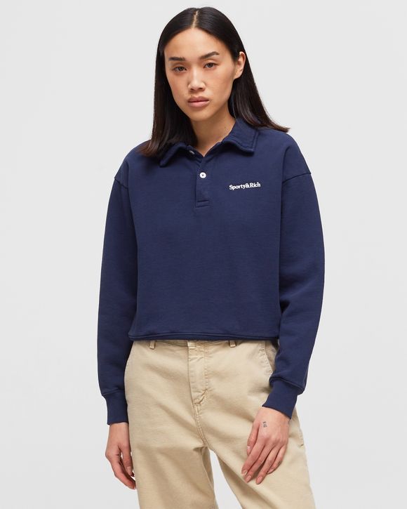Serif Logo Embroidered Polo