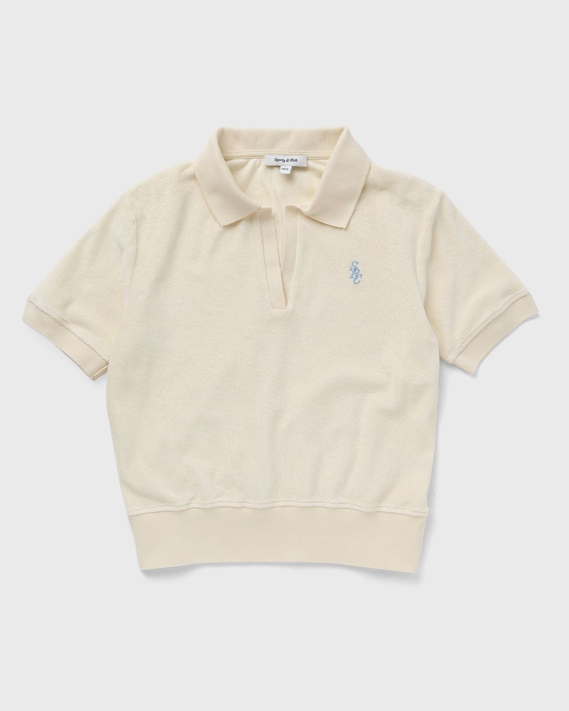 Tシャツ・カットソー Sporty & Rich SS25 TERRY POLO (TO001620302BL24 88) Terry – Sporty & Rich