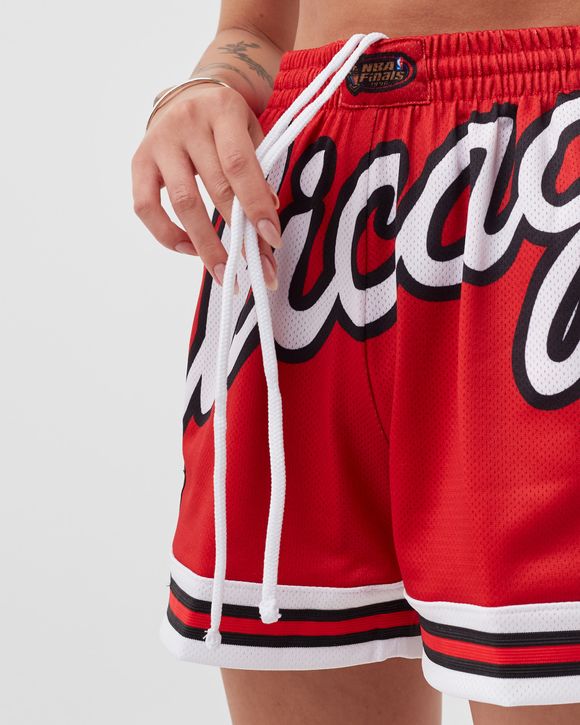 Mitchell & Ness Chicago Bulls Big Face 3.0 Short in Red
