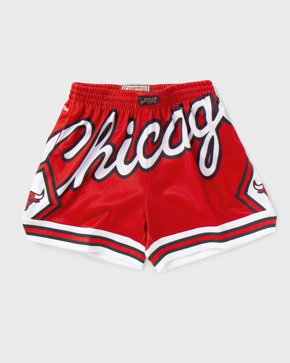Mitchell & Ness WMNS CHICAGO BULLS BIG FACE 3.0 SHORT Red