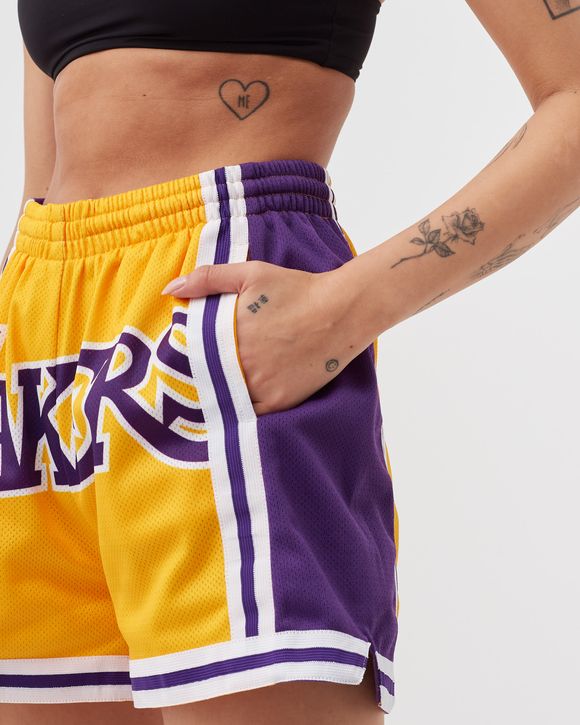 Womens best sale lakers shorts