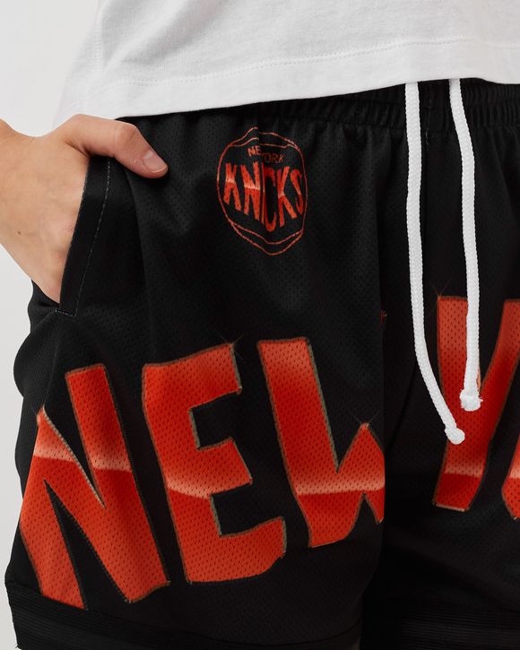 Mitchell & Ness NBA Big Face Shorts New York Knicks Youth Size 10/12 Medium
