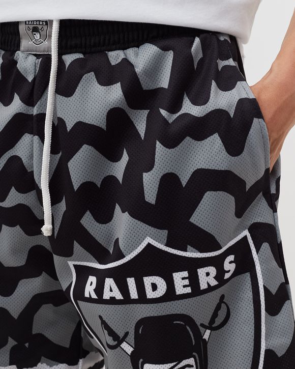 Oakland Raiders Mitchell & Ness Jumbrotron Sublimated Short - Mens