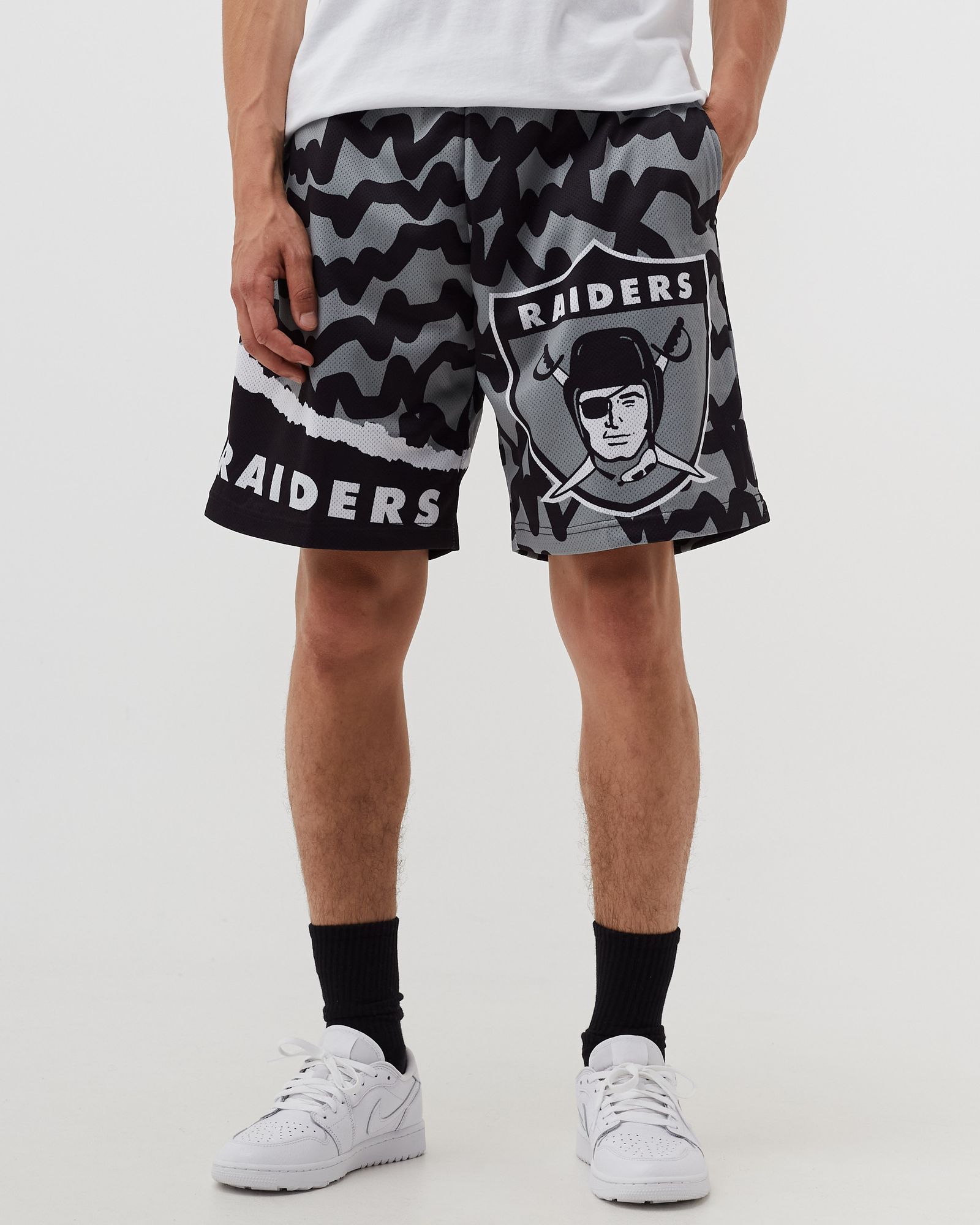 NFL JUMBOTRON 2.0 SUBLIMATED SHORTS RAIDERS