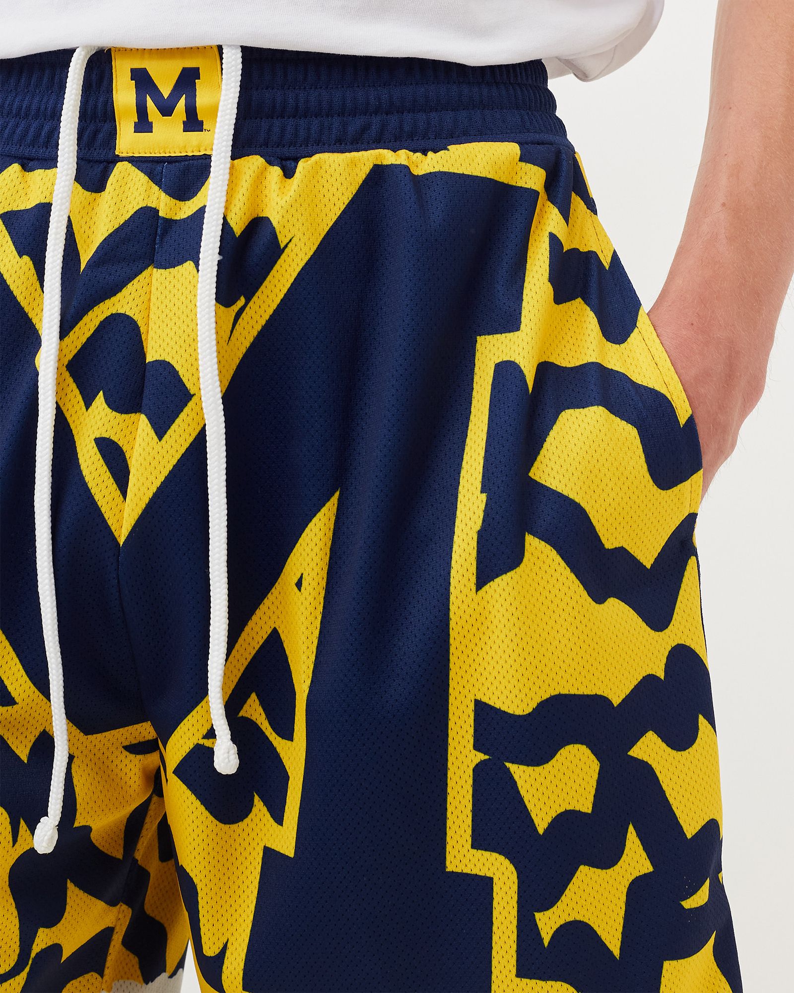 NCAA JUMBOTRON 2.0 SUBLIMATED SHORTS MICHIGAN