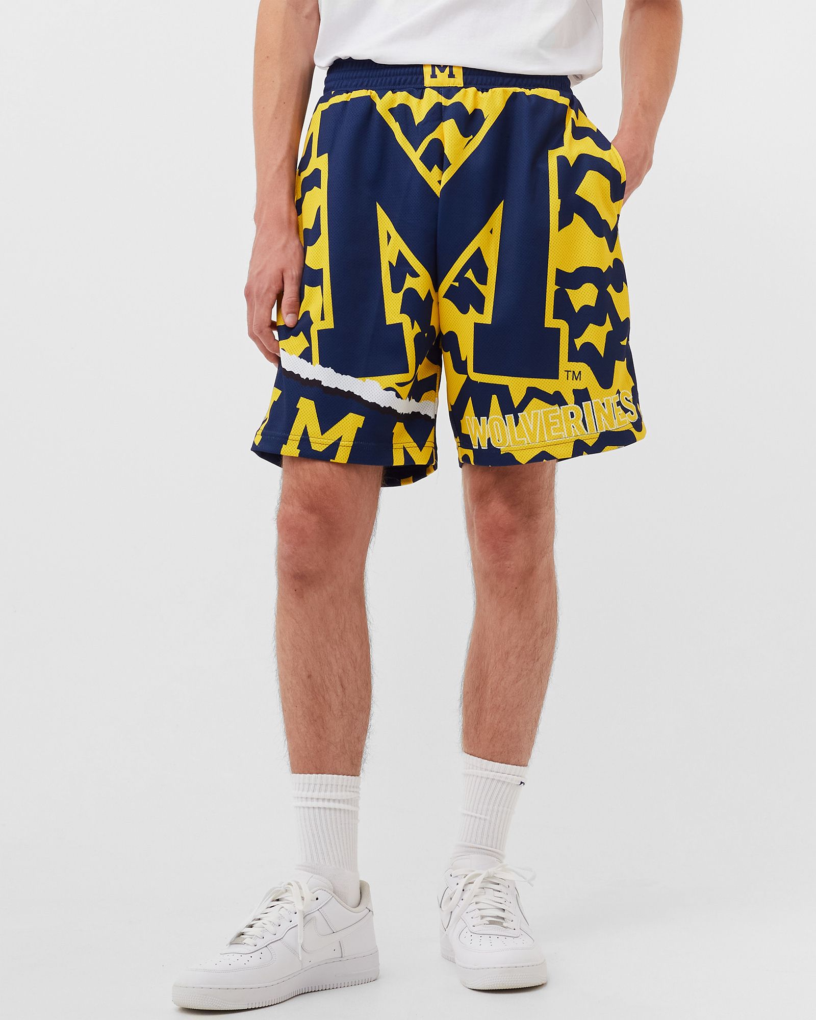NCAA JUMBOTRON 2.0 SUBLIMATED SHORTS MICHIGAN