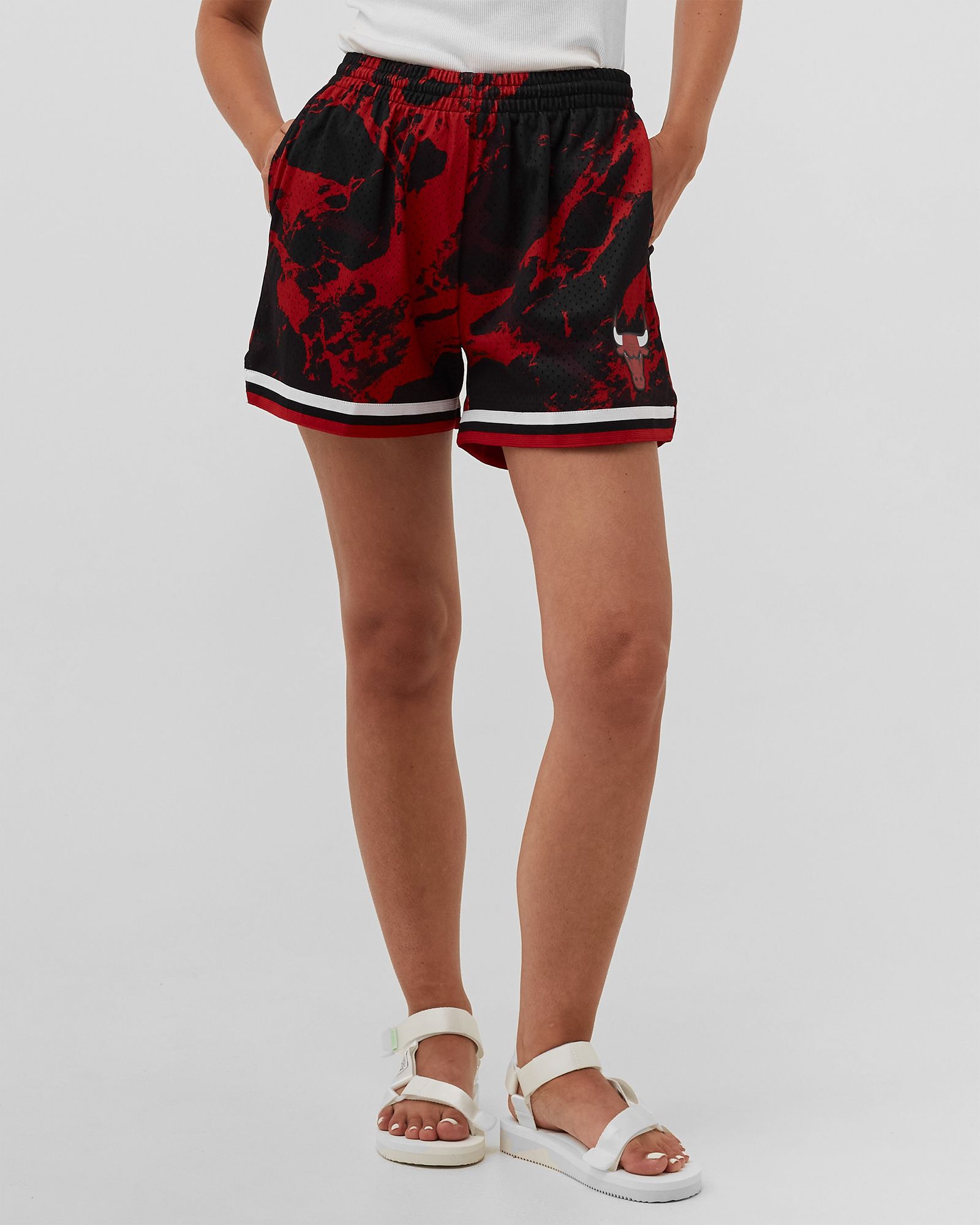 WMNS NBA W TEAM MARBLE SHORTS BULLS