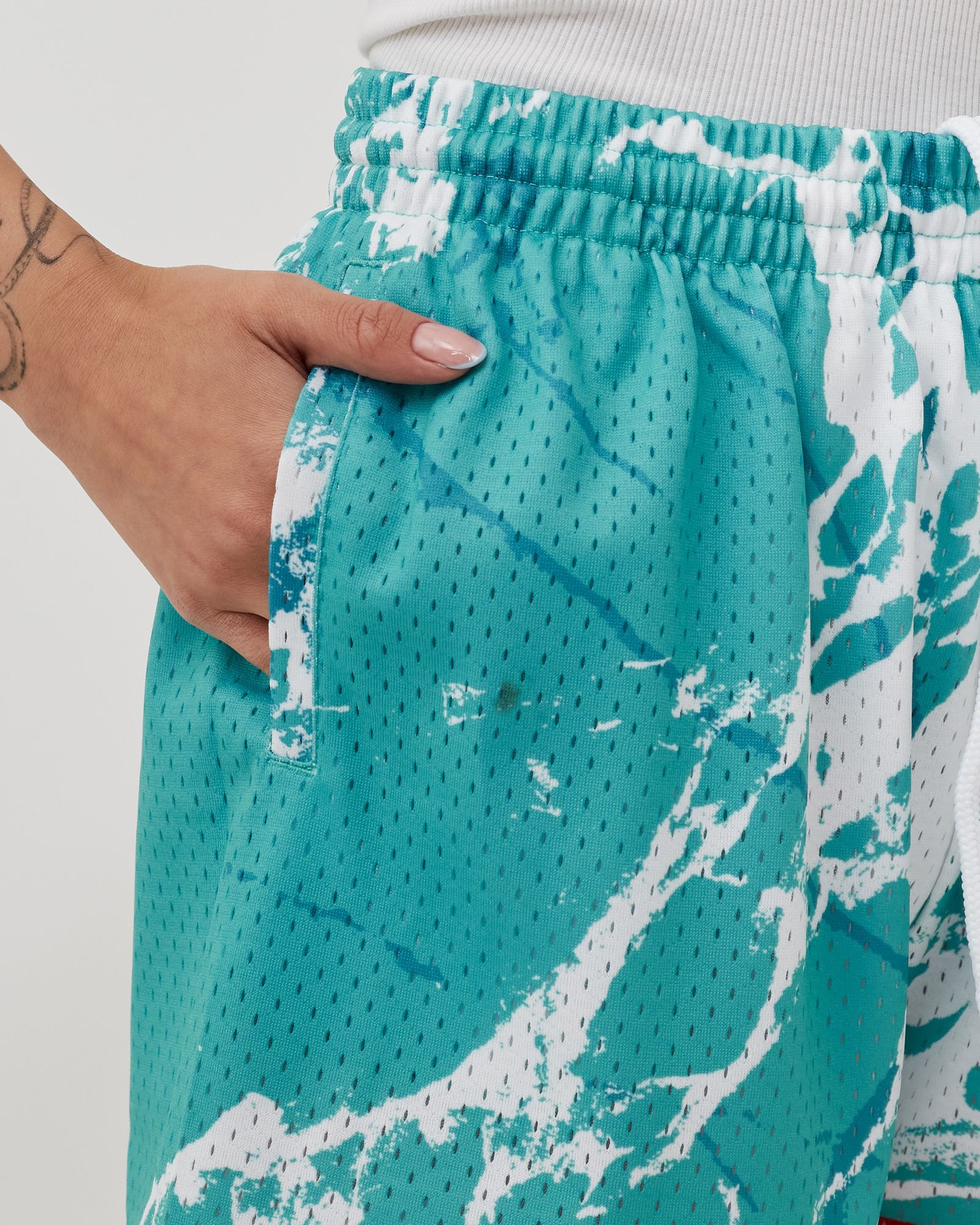 WMNS NBA W TEAM MARBLE SHORTS GRIZZLIES
