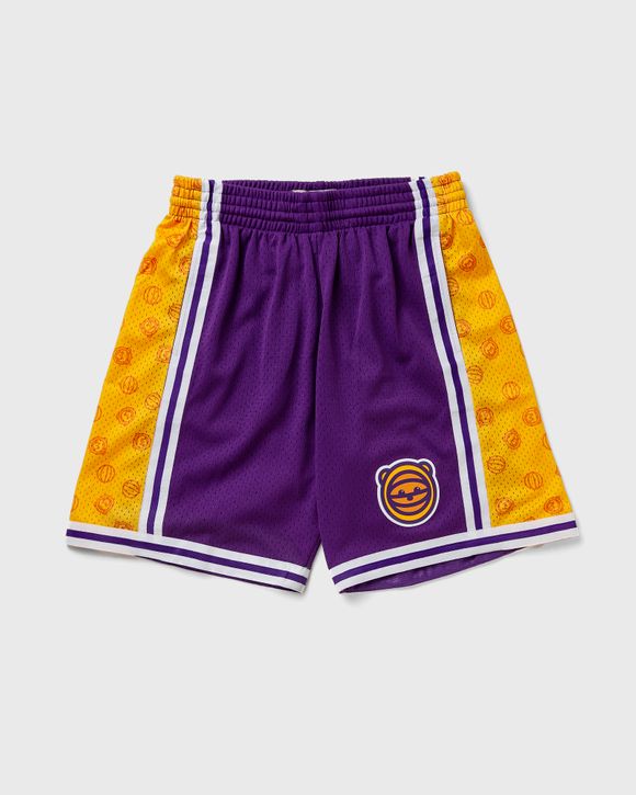 Mitchell & Ness Men NBA Toronto Raptors Team Marble Swingman Short Purple  PFSW1279TRA98PL –