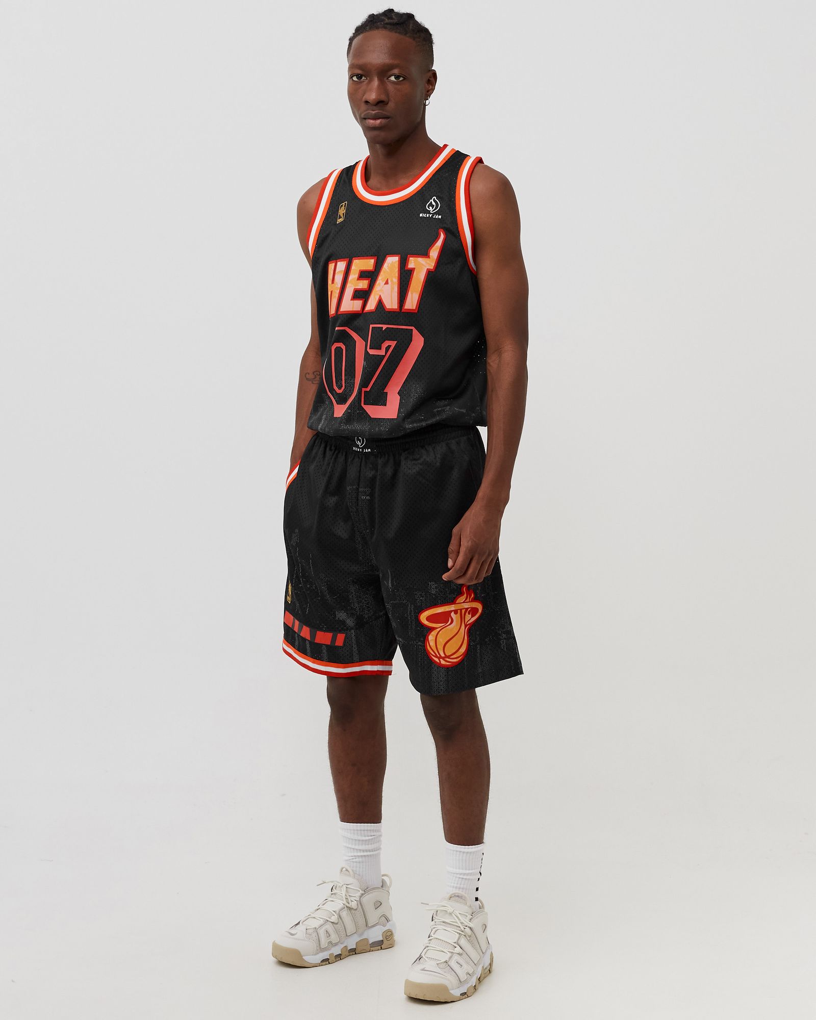 NICKY JAM X MN MIAMI HEAT SWINGMAN SHORTS