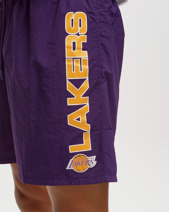 Mitchell & Ness Team Heritage Lakers Woven Short Large / Purple